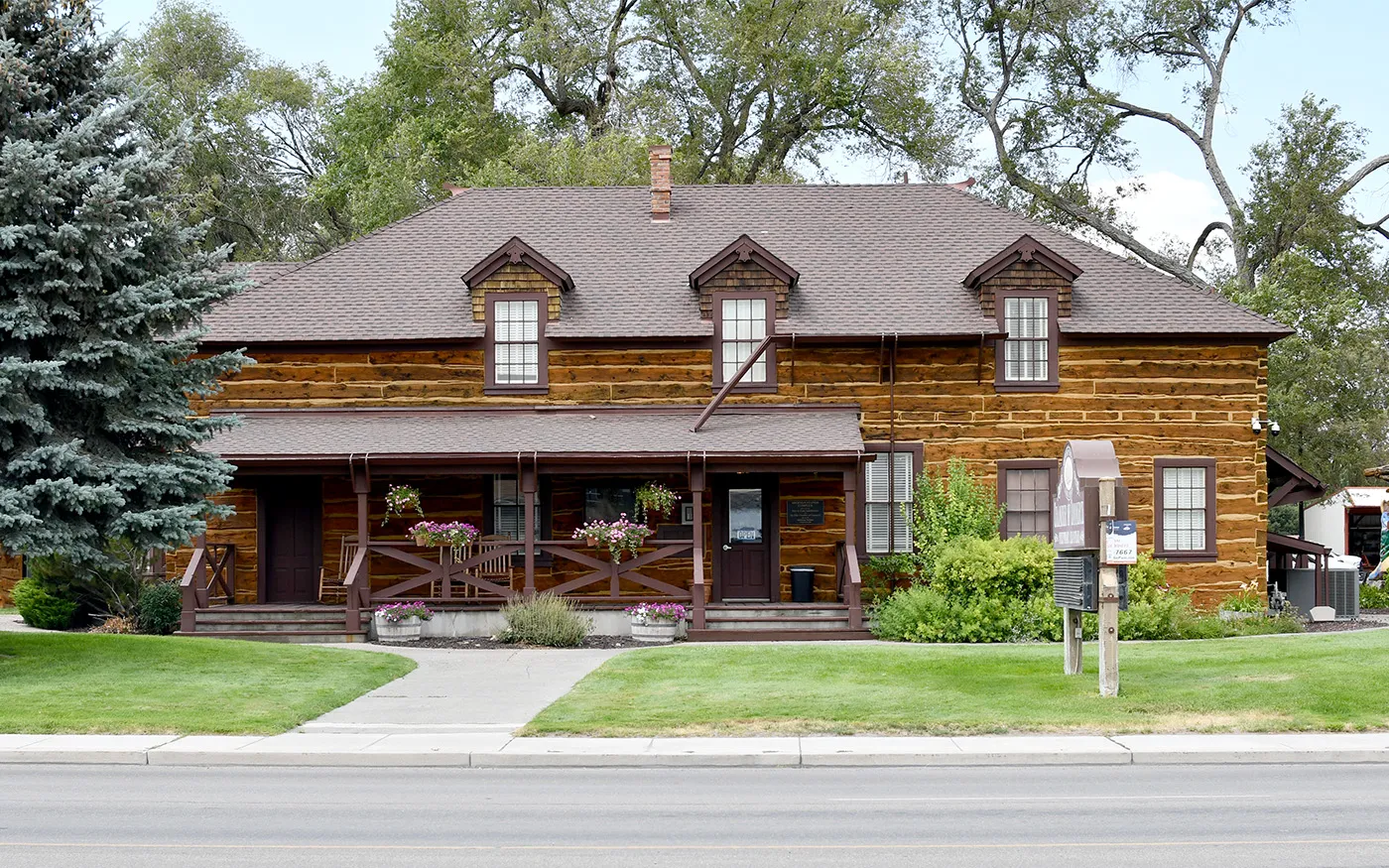 Historic Sherman Station Visitor Center, Elko, Nevada. 